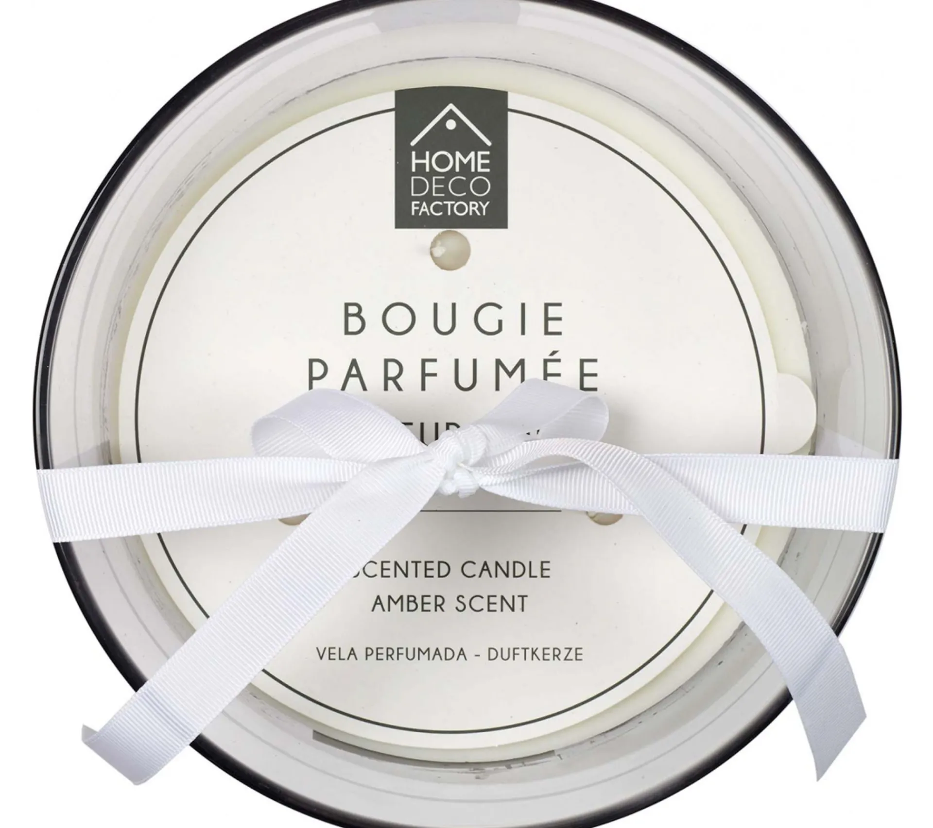 Flash Sale * Bougie Parfumee 3 Meches "Harmony" 23Cm Ambre