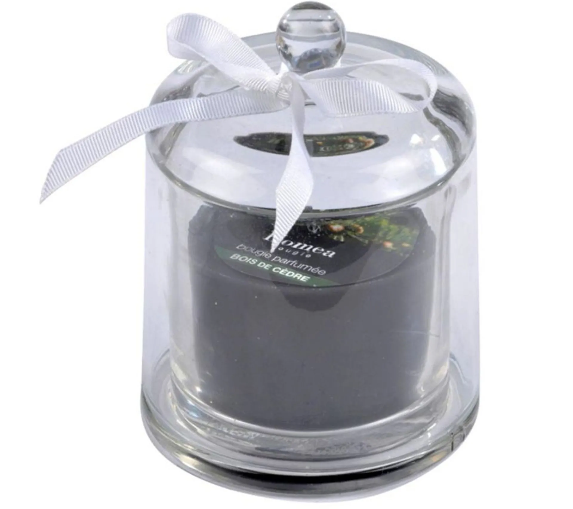 Outlet * Bougie Parfumee Cloche "Essentiel" 12Cm Bois De Cedre