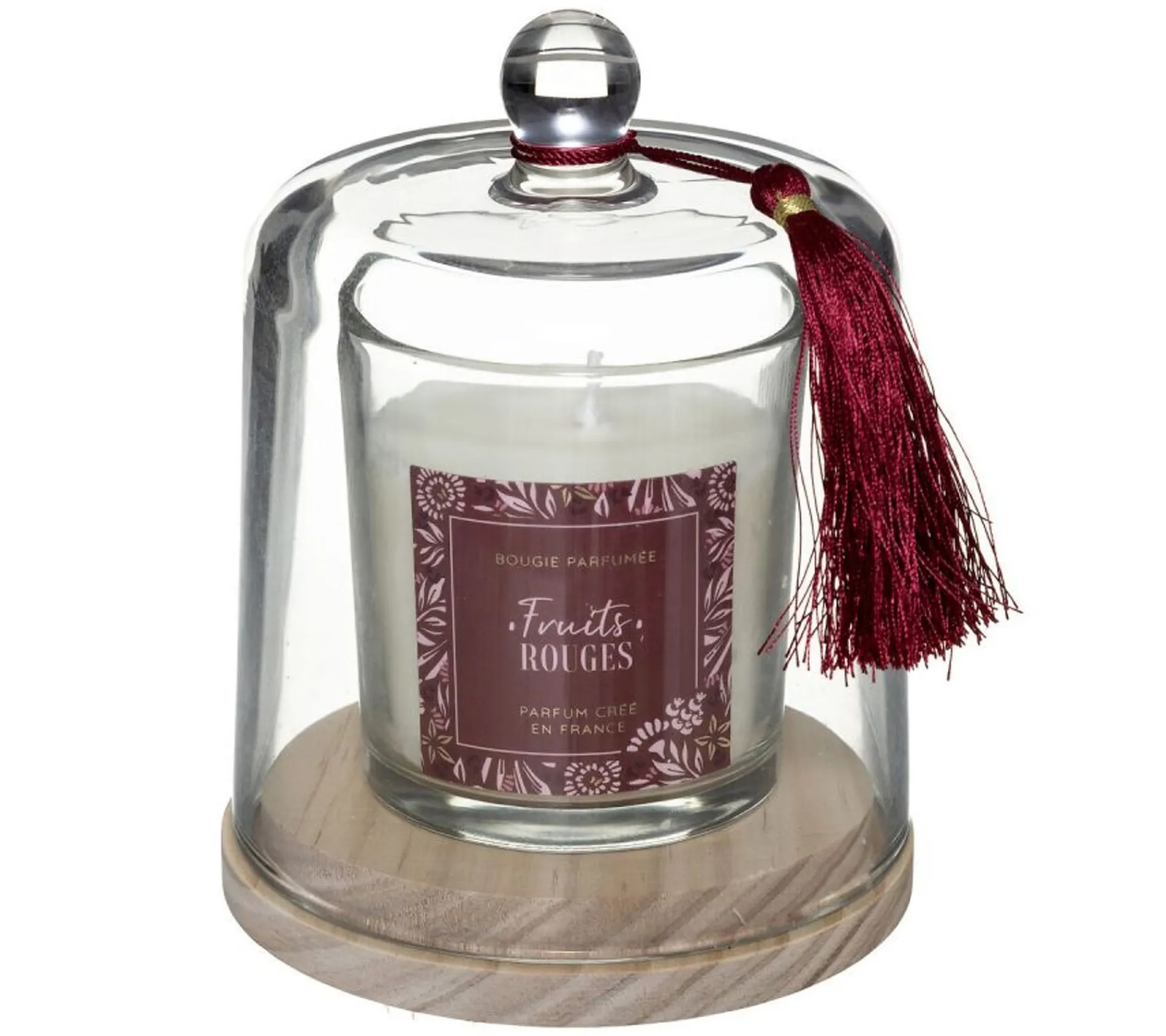 Shop * Bougie Parfumee Cloche "Loli" 130G Fruits Rouges