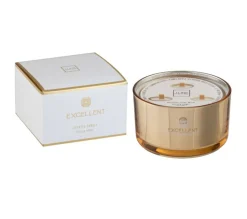 Discount * Bougie Parfumee En Verre "Excellent" 13Cm Golden Honey