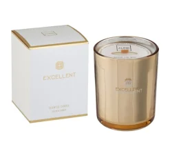 Best Sale * Bougie Parfumee En Verre "Excellent" 14Cm Golden Honey