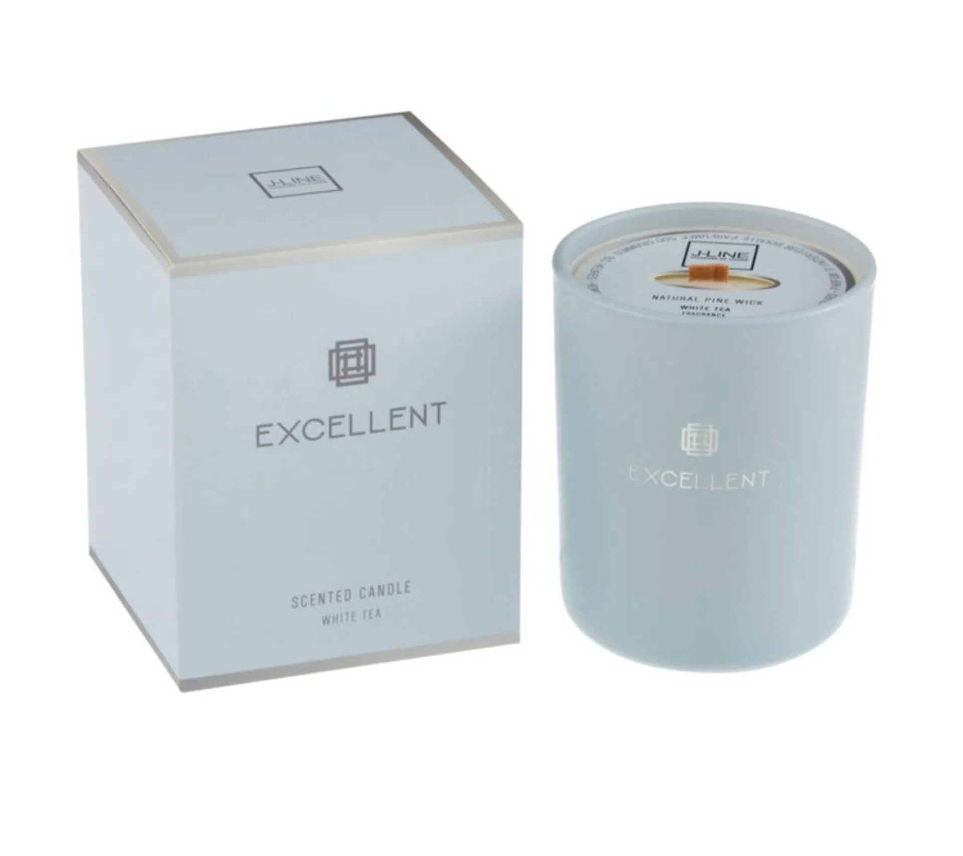Store * Bougie Parfumee En Verre "Excellent" 14Cm White Tea