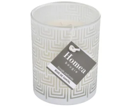 Hot * Bougie Parfumee "Graphic Ethnic" 8Cm Blanc