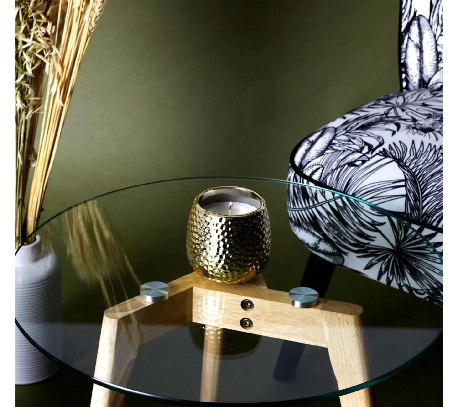 Online * Bougie Parfumee "Martele Or" 9Cm Ambre