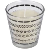 New * Bougie Parfumee Tonka "Ethnic Folk" 6Cm Blanc