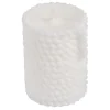 Hot * Bougie Pilier Effet Cordage "Blue Wave" 8Cm Blanc