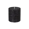 Fashion * Bougie Ronde H. 8 Cm Olia Noir