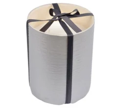 Hot * Bougie Verrine Déco Parfumee "Elegant" 15Cm Argent
