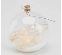 New * Boule Neige Led H. 10,5 Cm 3 Modeles Au Choix