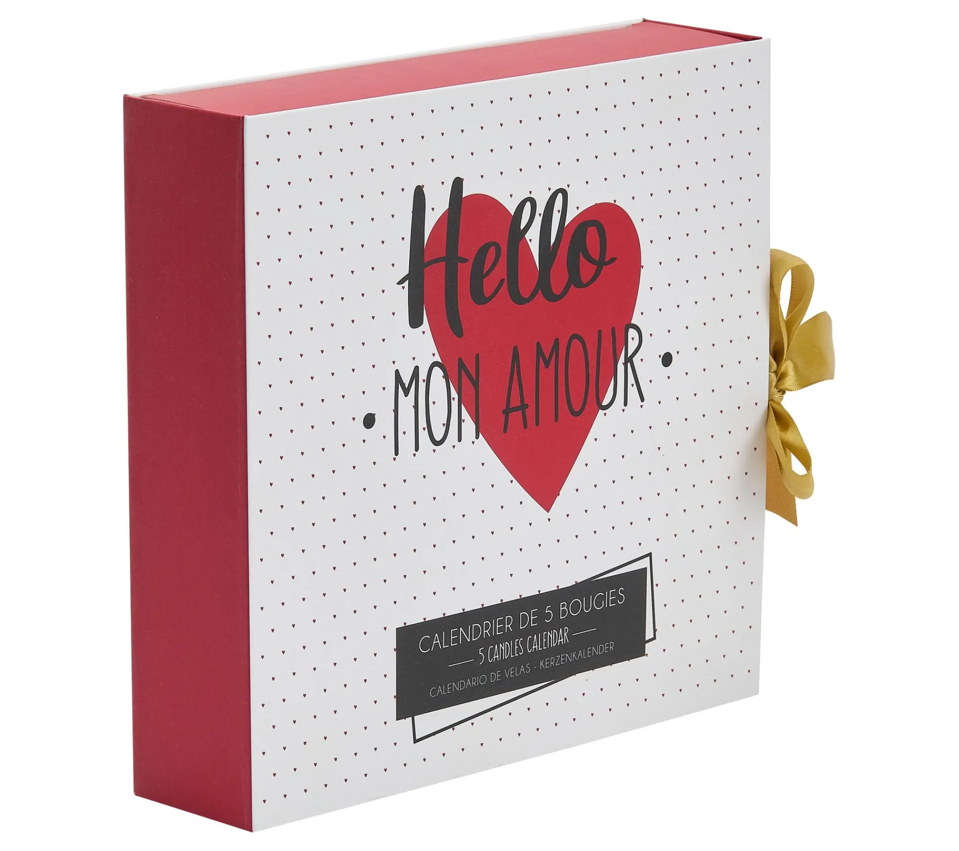 Outlet * Calendrier Amour Cmp 5 Bougies Parfumees