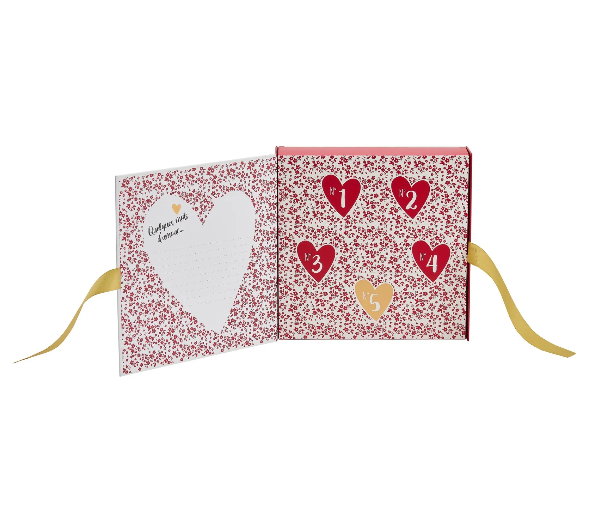 Outlet * Calendrier Amour Cmp 5 Bougies Parfumees