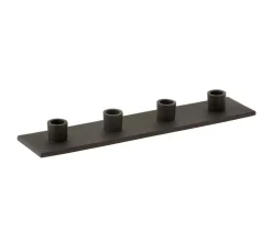 New * Chandelier 4 Parties "Marbelous" 40Cm Noir Mat