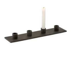 New * Chandelier 4 Parties "Marbelous" 40Cm Noir Mat