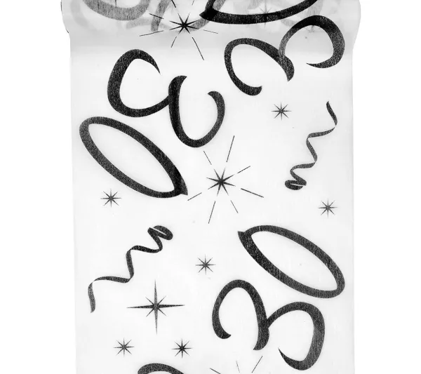 * Anniversaire Et Autres Fêtes^Chemin De Table Décoratif Anniversaire Non-Tisse 30 Ans Santex