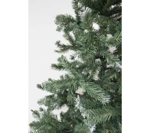 CHRISTMAS DAY Sapin Et Accessoire^ Sapin De Noël Artificiel Vert Pointes Blanches - 1.80M - 4178
