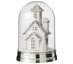 Cheap * Cloche Déco Led "Maison Hiver" 23Cm Blanc