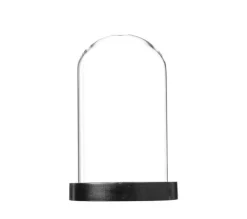 Store * Cloche Décorative En Verre "Shine" 26Cm Noir