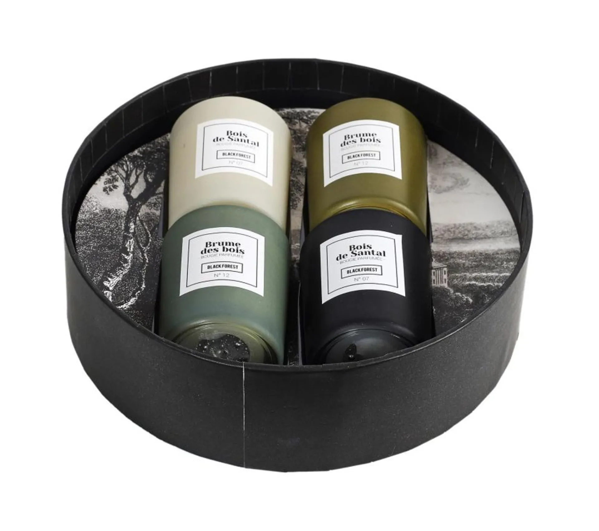 Cheap * Coffret 4 Bougies Parfumees "Black Forest" 50G Noir