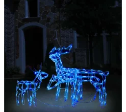 Store * Cordon Lumineux De Noël 3 Pcs Rennes 229 Led