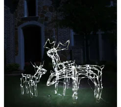 Clearance * Cordon Lumineux De Noël 3 Pcs Rennes 229 Led