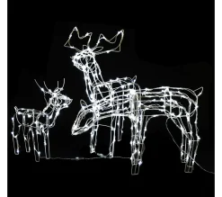 Clearance * Cordon Lumineux De Noël 3 Pcs Rennes 229 Led