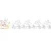 Online * Cordon Lumineux De Noël 4 Rennes Et Traineau 1548 Led 500X80 Cm