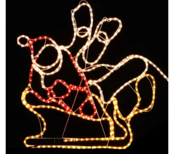 Online * Cordon Lumineux De Noël 4 Rennes Et Traineau 1548 Led 500X80 Cm