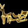 Best Sale * Cordon Lumineux De Noël Renne Et Traineau Avec Maille 432 Led