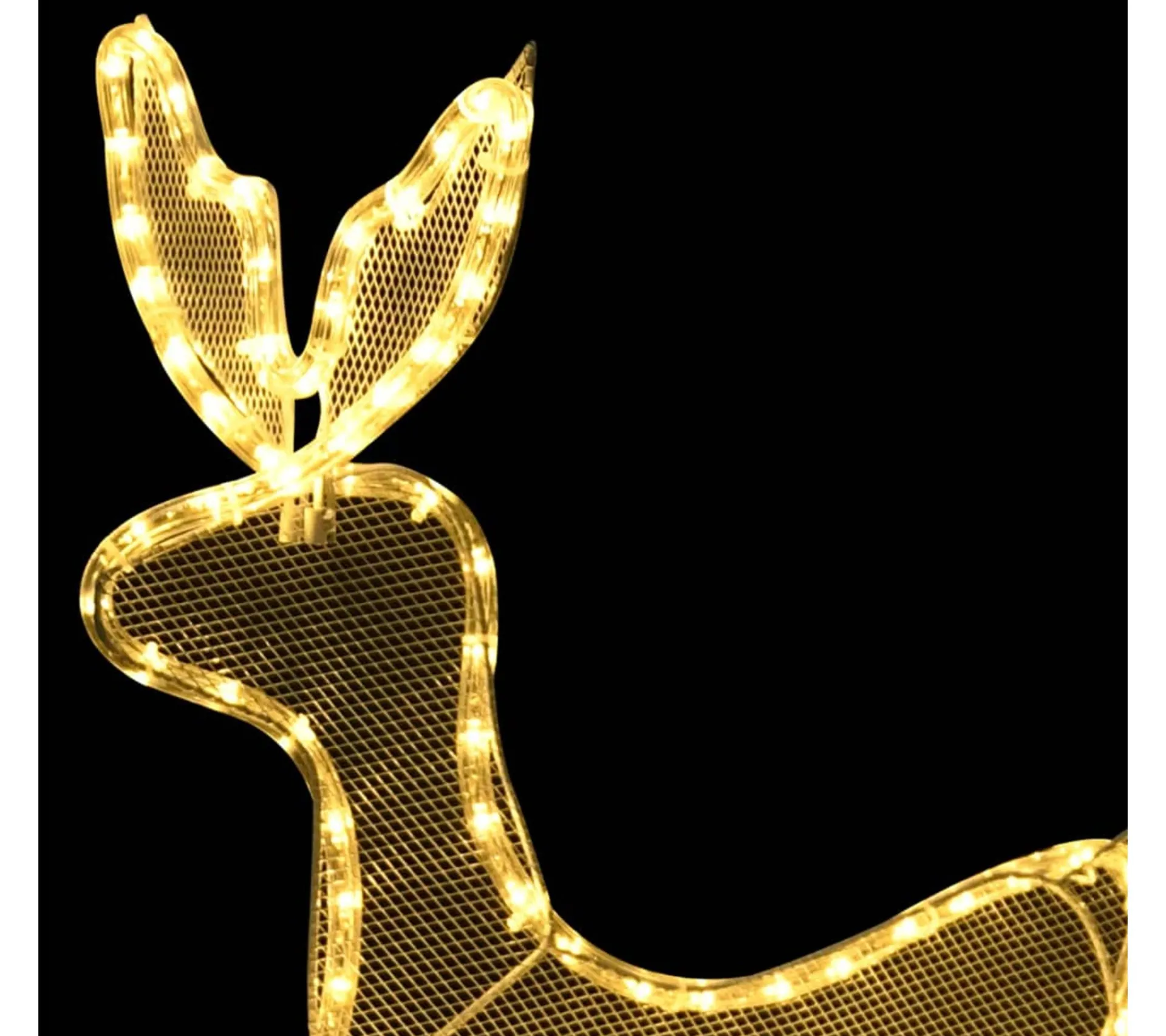 Best Sale * Cordon Lumineux De Noël Renne Et Traineau Avec Maille 432 Led