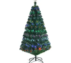 COSTWAY Sapin Et Accessoire^ Arbre De Noël Led 180 Cm Artificiel Sapin Clairage Multicolore