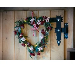 Cheap * Couronne De Porte Coeur Led