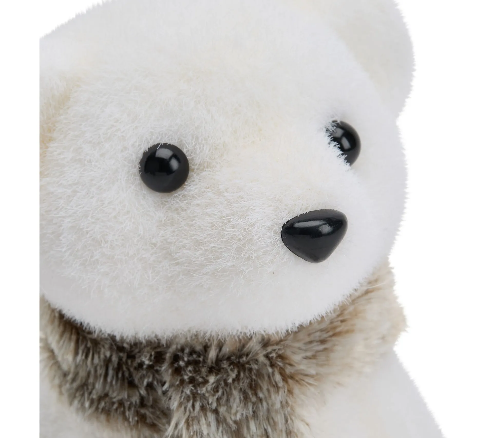 Online * Décoration A Poser H19 Cm Ours Echarpe Blanc