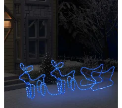 Hot * Décoration De Noël D'Exterieur Renne Et Traineau 576 Led
