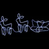 Online * Décoration De Noël D'Exterieur Renne Et Traineau 576 Led
