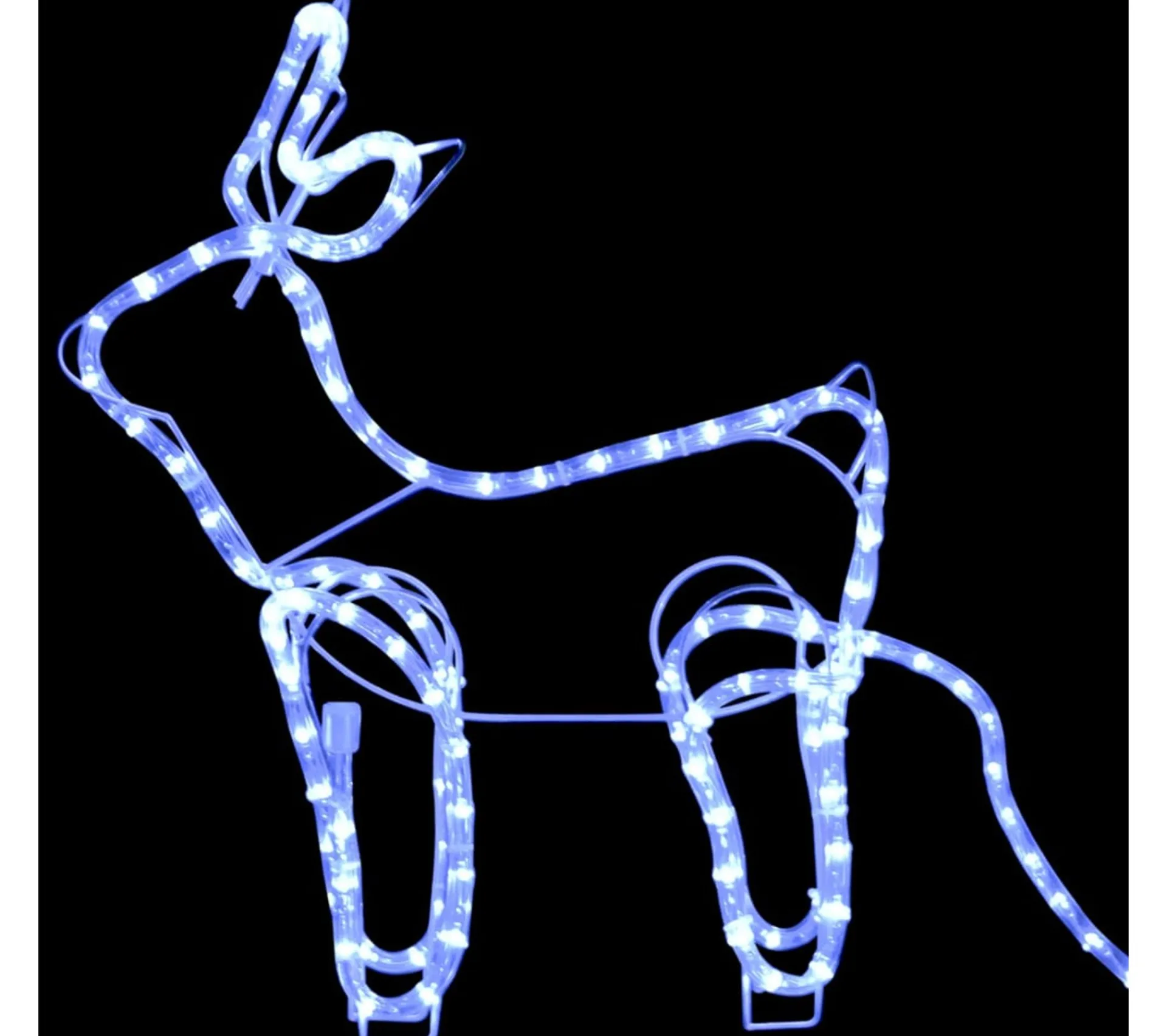 Online * Décoration De Noël D'Exterieur Renne Et Traineau 576 Led