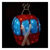 Online * Décoration Lumineuse "Cabine" 25Cm Rouge Et Bleu