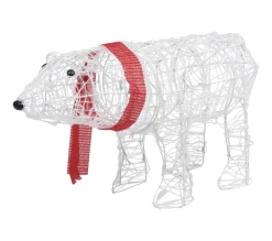 Online * Décoration Lumineuse De Noël Ours 45 Led 71X20X38 Cm Acrylique