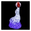 Best Sale * Décoration Lumineuse "Otarie Ballon" 33Cm Blanc Et Bleu