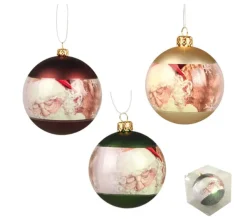DOUCEUR D'INTERIEUR Guirlande Et Boule De Sapin^Douceur D'Interieur 3 Boules Pere Noël