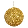 DOUCEUR D'INTERIEUR Guirlande Et Boule De Sapin^Douceur D'Interieur 1 Boule Polyfoam Décore Paillette Dore
