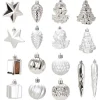 DOUCEUR D'INTERIEUR Guirlande Et Boule De Sapin^Douceur D'Interieur Kit De 16 Boules Et Décoration De Noël Argent