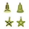 DOUCEUR D'INTERIEUR Guirlande Et Boule De Sapin^Douceur D'Interieur Set De 4 Décorations De Noël Cloches Et Etoiles Vert