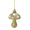 DOUCEUR D'INTERIEUR Guirlande Et Boule De Sapin^Douceur D'Interieur Set De 4 Suspensions Champignon De Noël Or