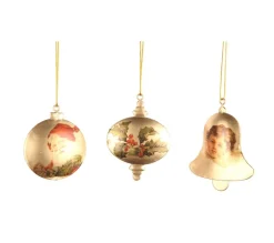 DOUCEUR D'INTERIEUR Guirlande Et Boule De Sapin^Douceur D'Interieur Set De 3 Suspensions De Noël