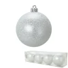 DOUCEUR D'INTERIEUR Guirlande Et Boule De Sapin^Douceur D'Interieur Set De 4 Boules Argent 8 Cm