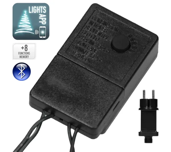 ECD GERMANY Guirlande Et Boule De Sapin^ Guirlande Lumineuse Pour Arbre Noël 480 Led Blanc Chaud 48M Interieur/Exterieur