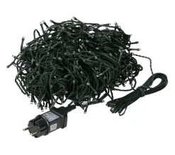 ECD GERMANY Guirlande Et Boule De Sapin^ Guirlande Lumineuse Avec 240 Led Blanc Chaud Décoration D'Arbre De Noël Ip44 18M