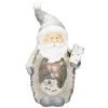Flash Sale ECD GERMANY Pere Noël Déco Led D'Eclairage Hivernal Figurine Personnages Décoration De Noël