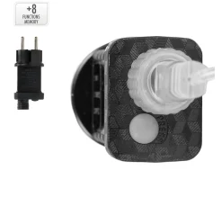 Flash Sale ECD GERMANY Rideau Lumineux Avec Etoile 138 Leds Blanc Chaud Décoration De Noël 8 Fonctions