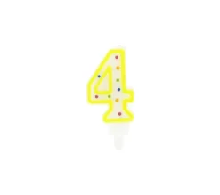 FACKELMANN Anniversaire Et Autres Fêtes^ Bougie Anniversaire Chiffre 4 Rio Party